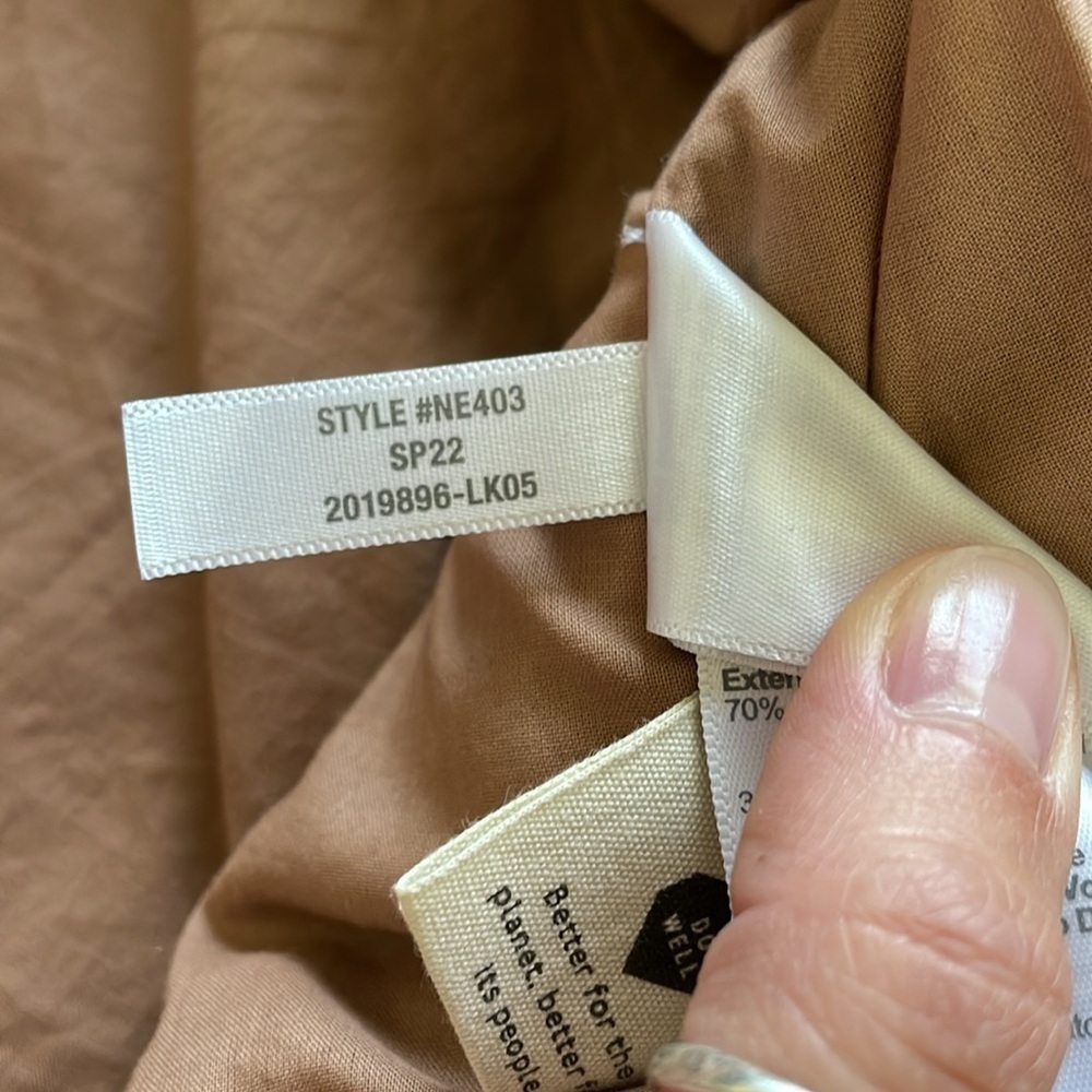 Madewell Larsen Blazer Cotton-Linen Relaxed Jacket W’s S Faded Earth Boho - Picture 8 of 16